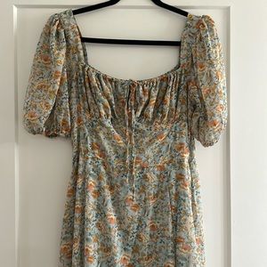 Petal and Pup Midi Dress